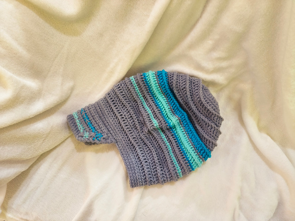 Beginner's Skills Progression Crochet Workshop | Ribbed Slouchy Beanie with Brim